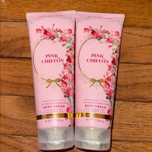 BBW 2pc Body Creams Pink Chiffon